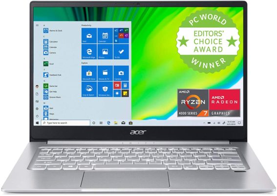 Acer Swift 3 Thin & Light Laptop, 14" Full HD IPS