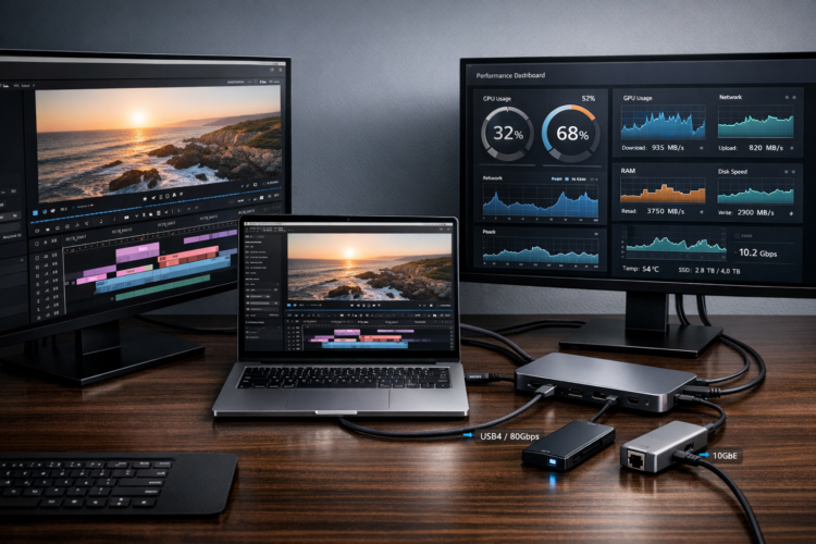 USB4 v2 vs Thunderbolt 4 vs Thunderbolt 5 (2026): Real Bandwidth, Dock Compatibility, eGPU Limits, and Who Should Upgrade 2026 USB4 v2 vs Thunderbolt 4 vs Thunderbolt 5 (2026): Real Bandwidth, Dock Compatibility, eGPU Limits, and Who Should Upgrade