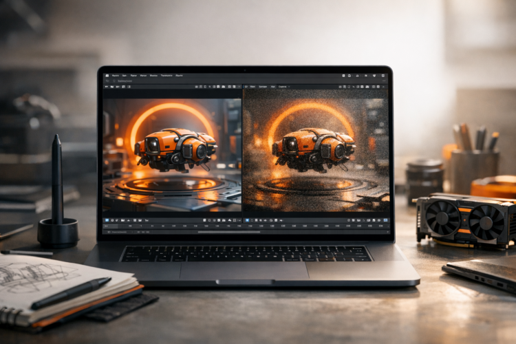 Best Laptops for Running Blender on the Go (2026): Eevee-Next vs Cycles, OptiX vs HIP, and VRAM Breakpoints