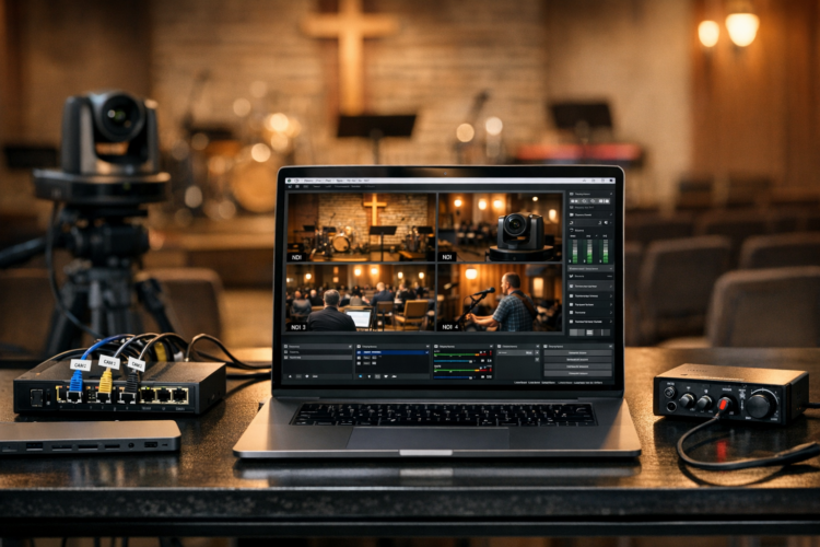Best Laptops for PTZ Camera + NDI + OBS Live Production (2026): 2.5GbE, USB Bandwidth, Hardware Encoding & Multi‑Cam Switching